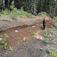 PEMC Geologist at Trench 1